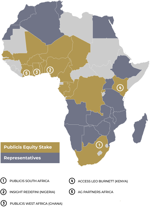 Map of African network